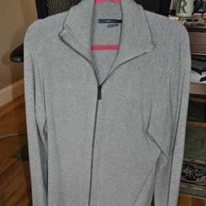 Perry Ellis Gray Sweater (L) Merino Blend